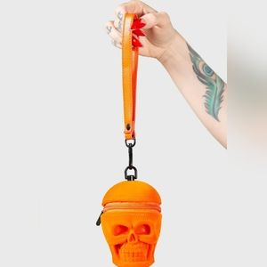 GRAVE DIGGER COIN PURSE [ORANGE VELVET]